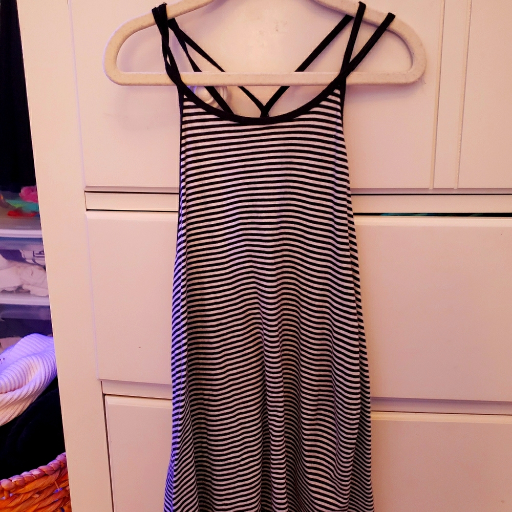 Hollister striped halter top!